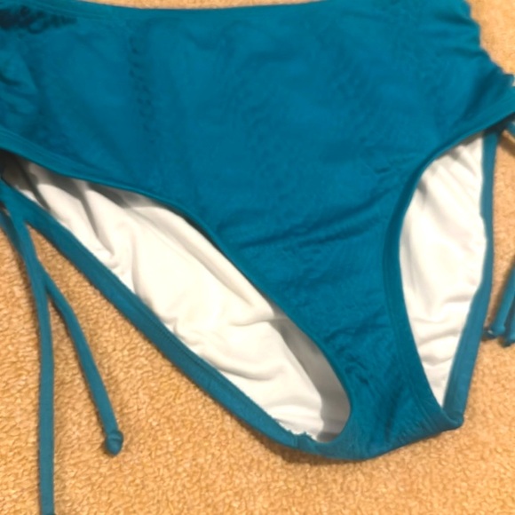 Freshwater snakeskin texture size large bikini bottoms - side ties - Picture 3 of 6